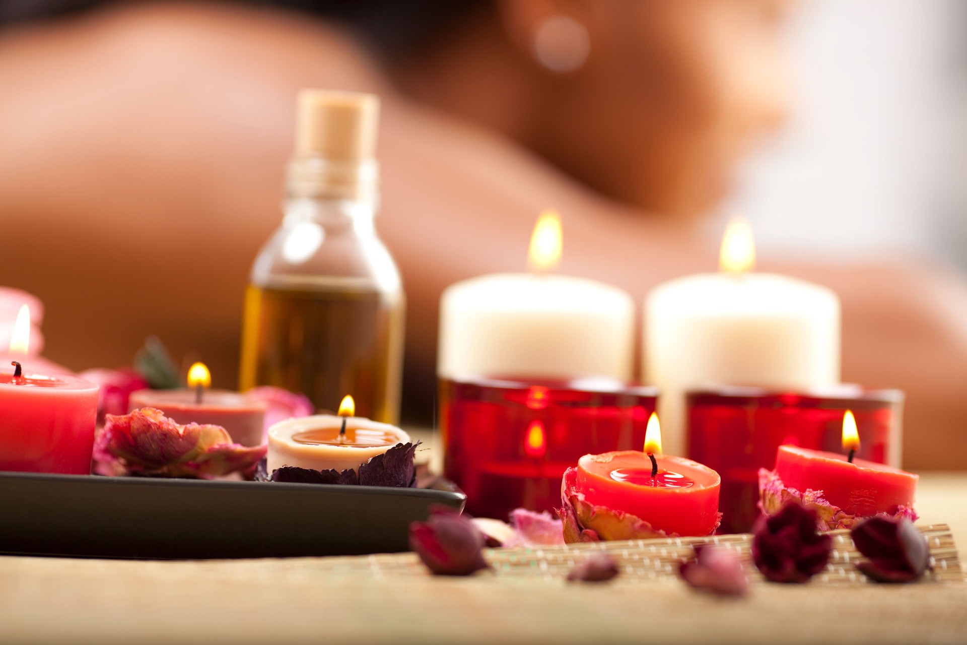 Aromatherapy massage.